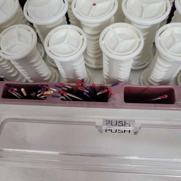 Vidal Sassoon Hairsetter Model VS321 20 Hot Rollers Curlers 3 Size Clips TESTED - Picture 4 of 12